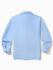 Plain Cotton Long Sleeve Guayabella Shirt