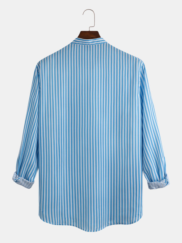 Striped Long sleeve casual shirt