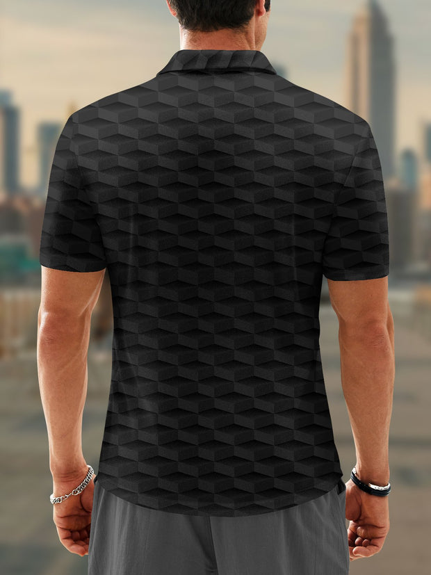 Moisture-wicking Golf Polo 3D Geometry