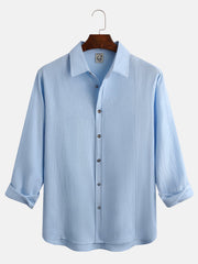 Plain Cotton Long Sleeve Guayabella Shirt